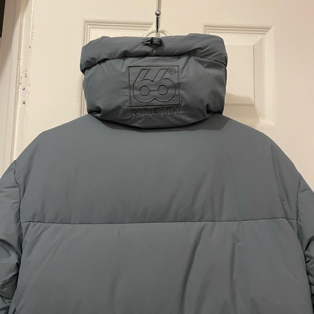 66North Women's Gray Puffer Coat - Picture 6 of 8